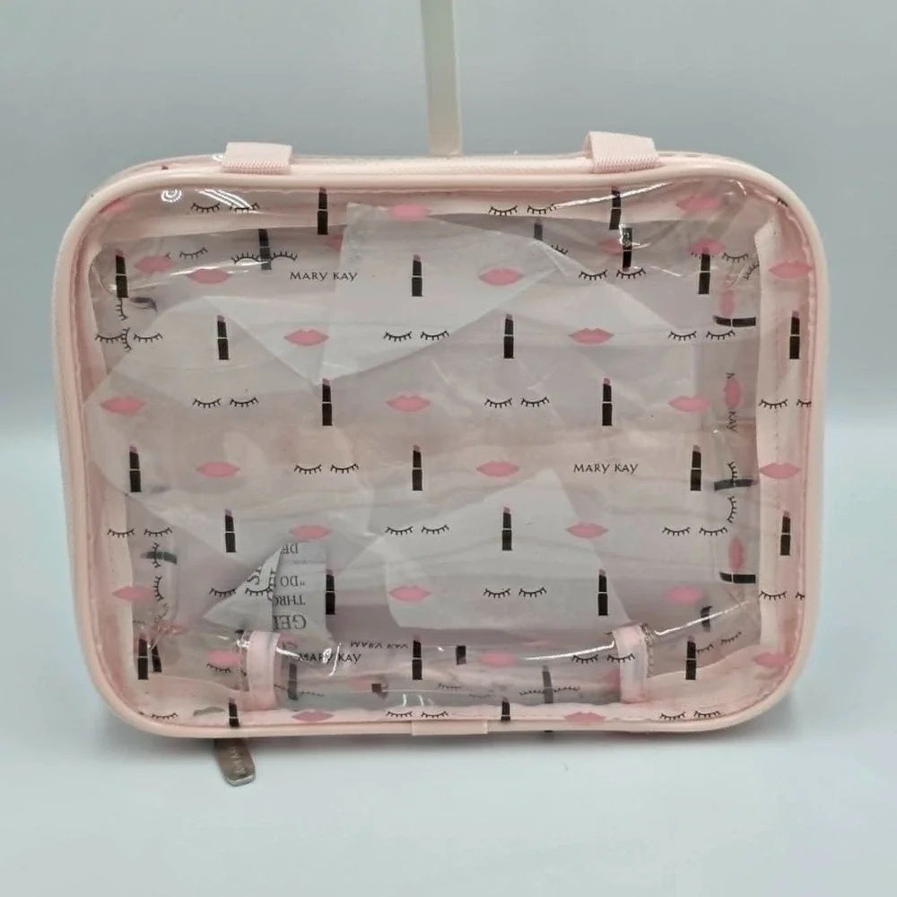 Mary Kay Special Edition Pink Travel Color Bag Makeup Organizer Cosmetic Case